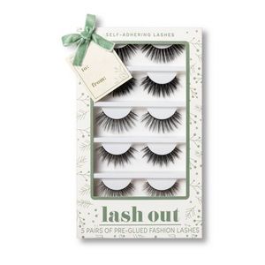 Lash Out Self-Adhering Lashes Multiple Lengths & Styles Pre-Glued Fashion Lashes
